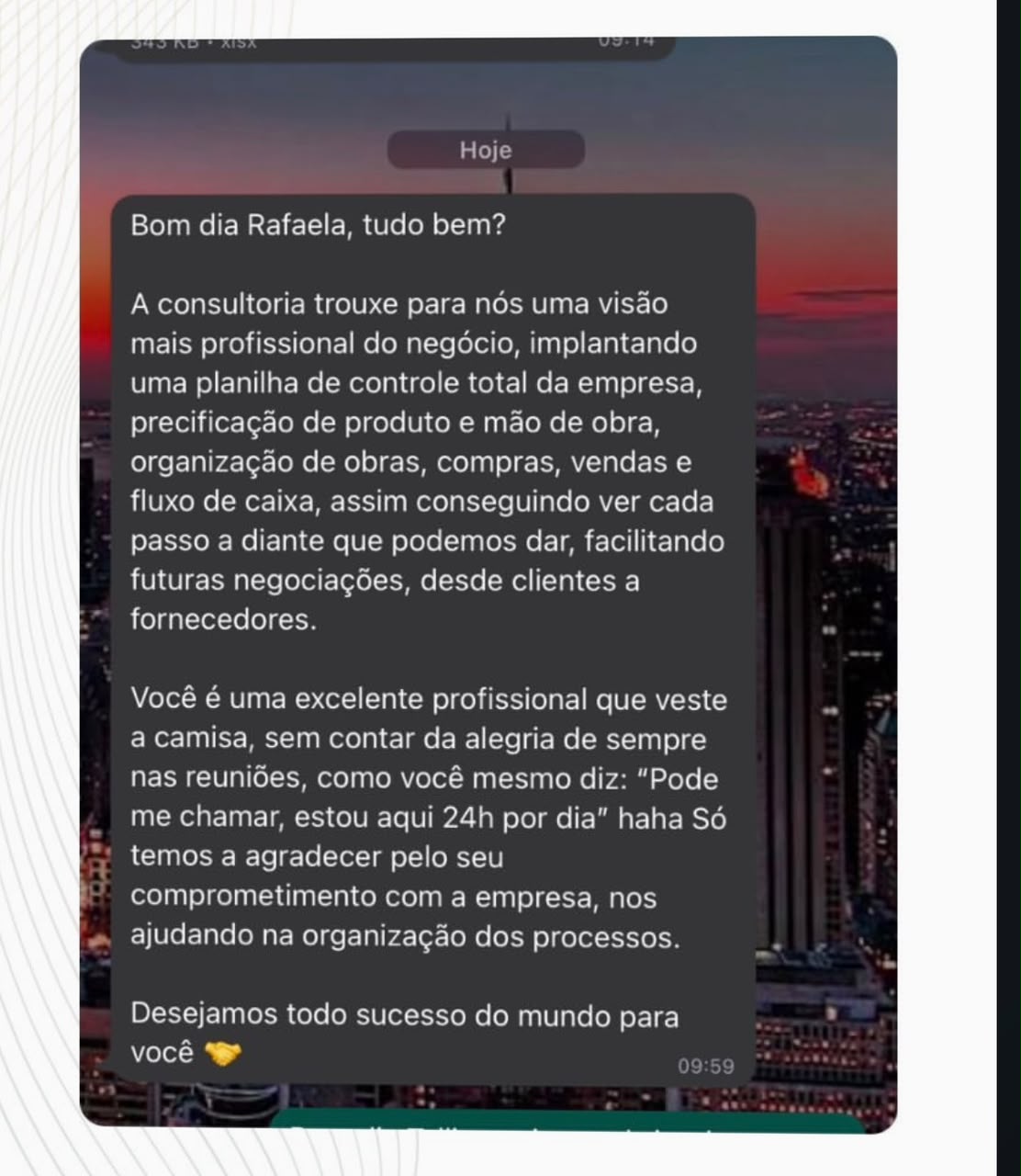 Depoimento de cliente 9